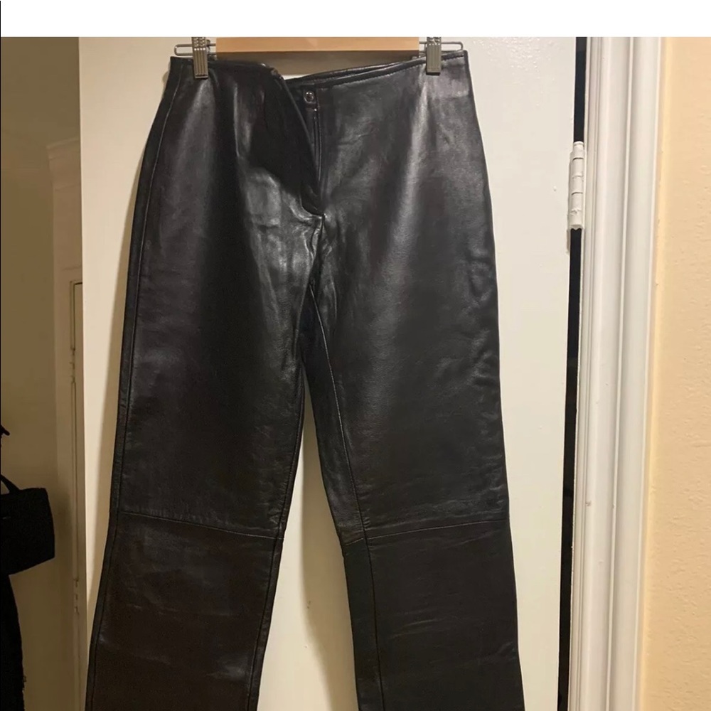 Leather pants